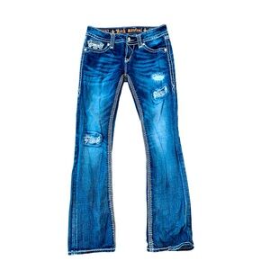 Women Rock Revival Jeans Boot Cut
